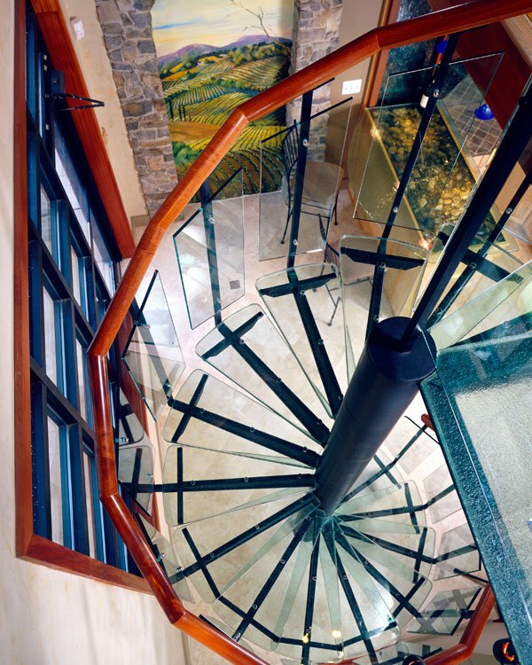 Glass Staircase River Glass